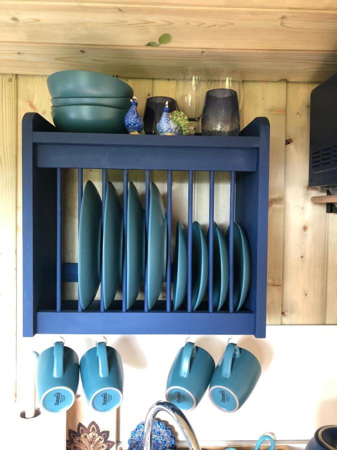 The Peacock Shepherds Hut At Hafoty Boeth Corwen Extérieur photo